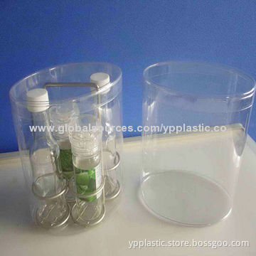 Transparent PVC Tubes for Packaging, 0.2-0.6mm Thickness